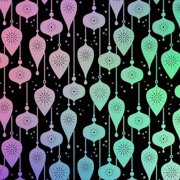 Etched Ornaments Pattern on Thin Glass COE96