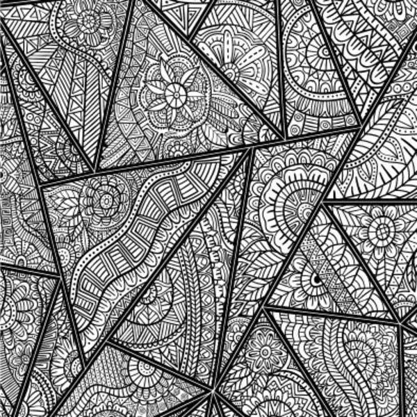 Etched Triangles Pattern