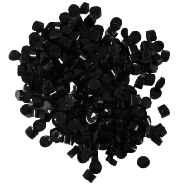Black Opalescent Dots COE90