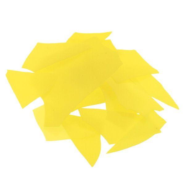 Bullseye Glass Canary Yellow Opalescent Confetti COE90