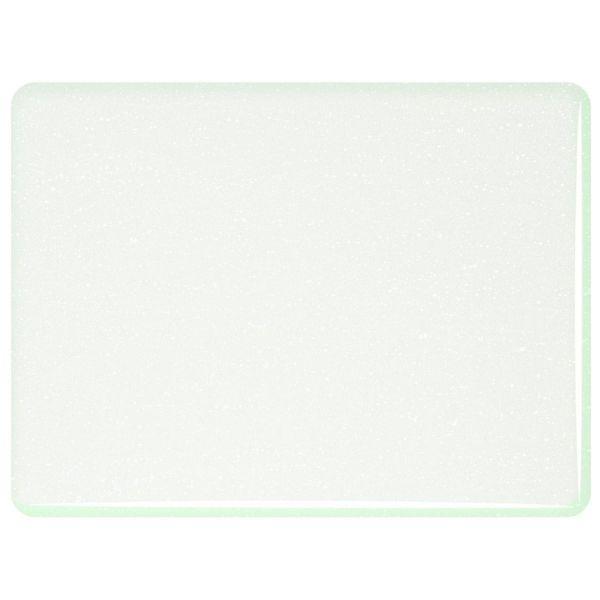 Bullseye Glass Cilantro Green Transparent Tint, Double-rolled, 3mm COE90