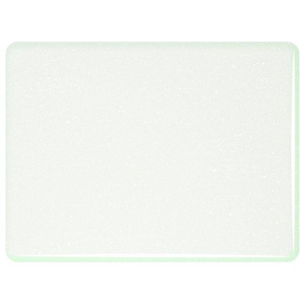 Bullseye Glass Cilantro Green Transparent Tint, Double-rolled, 3mm COE90