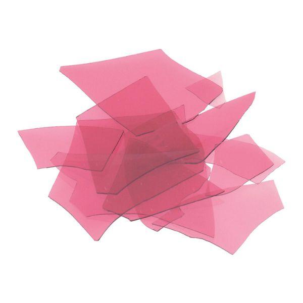 Bullseye Glass Cranberry Pink Transparent Confetti COE90