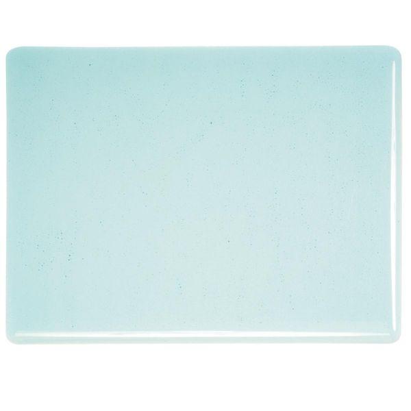 Bullseye Glass Light Aquamarine Blue Transparent, Thin-rolled, 2mm COE90