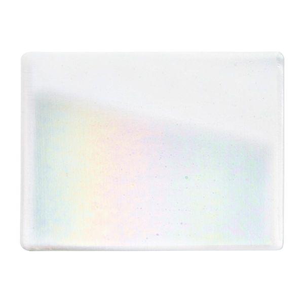 Bullseye Glass Reactive Ice Transparent, Rainbow Iridescent, Thin-rolled, 2mm COE90