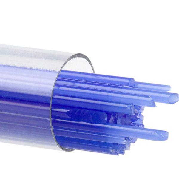 Bullseye Glass Stringers Cobalt Blue Opalescent COE90