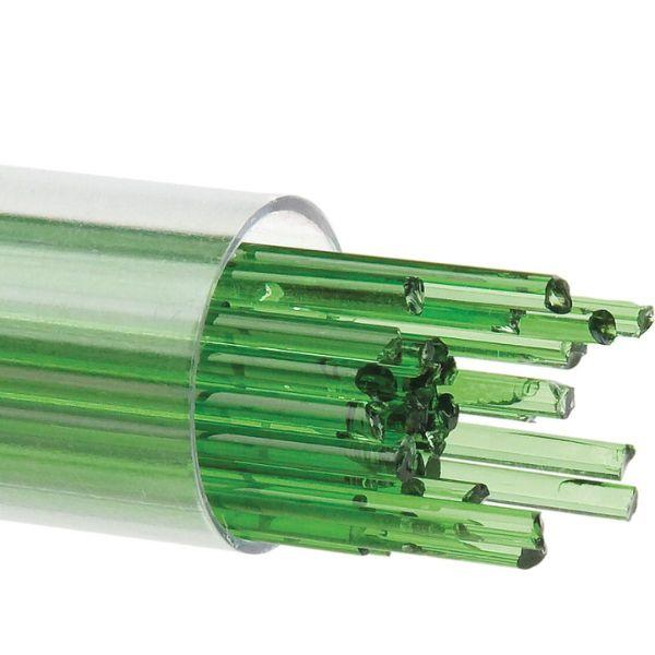 Bullseye Glass Stringers Light Green Transparent COE90