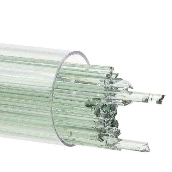Bullseye Glass Stringers Spruce Green Transparent Tint COE90