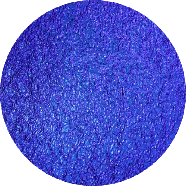 CBS Dichroic Coating Yellow/ Blue on Black Ripple  COE96