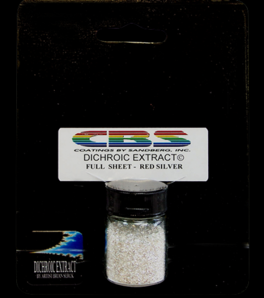 CBS Dichroic Extract Red/ Silver