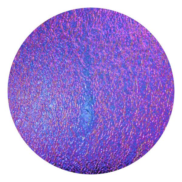 CBS Dichroic Coating Green/ Magenta on Clear Ripple Glass COE96