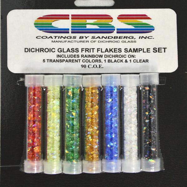 CBS Dichroic Frit Flakes Sample Set COE90