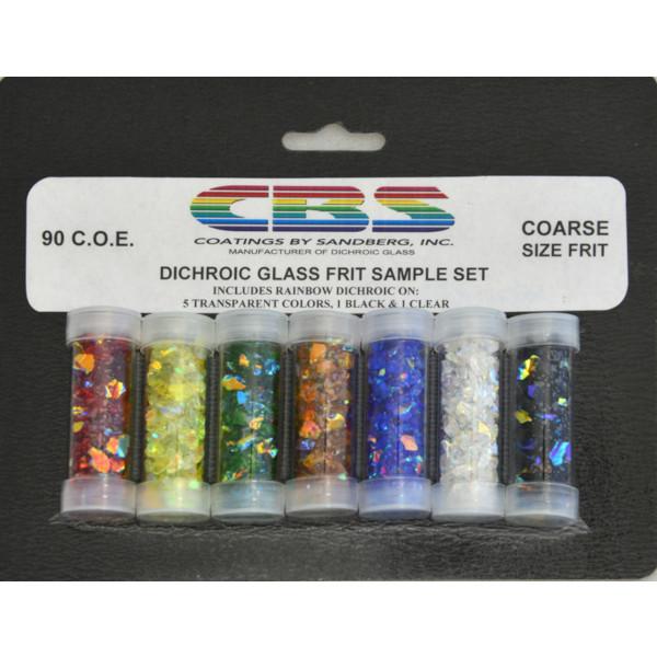 CBS Rainbow Dichroic Frit Sample Set COE90