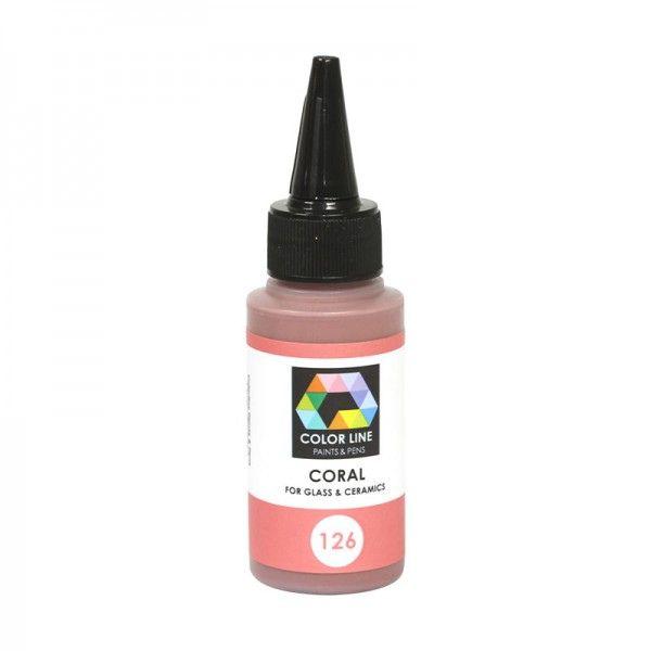 Color Line Paint Pen, Coral 2.2 oz.