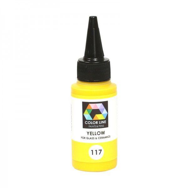 Color Line Paint Pen, Yellow 2.2 oz.