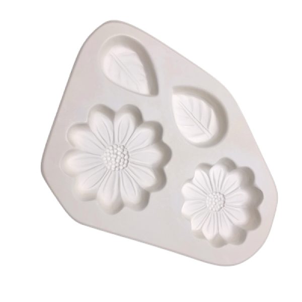 Small Daisies and Leaves Casting Mold