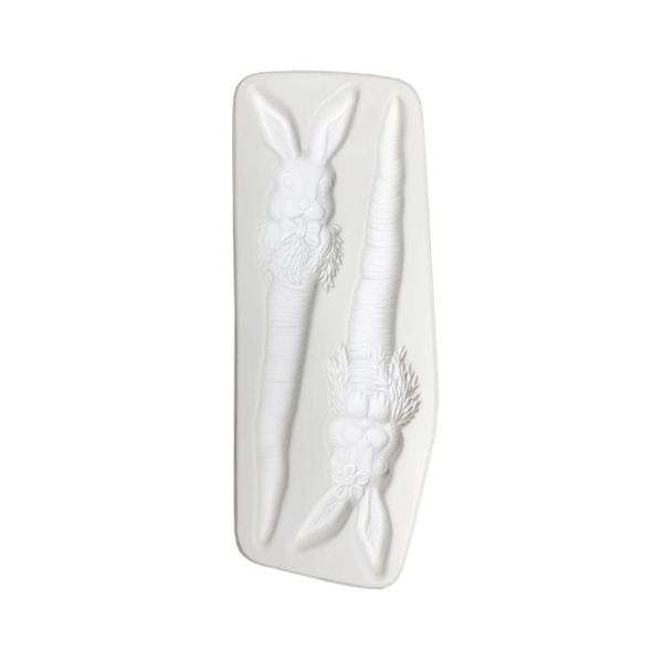Bunny and Carrot Stake Casting Mold
