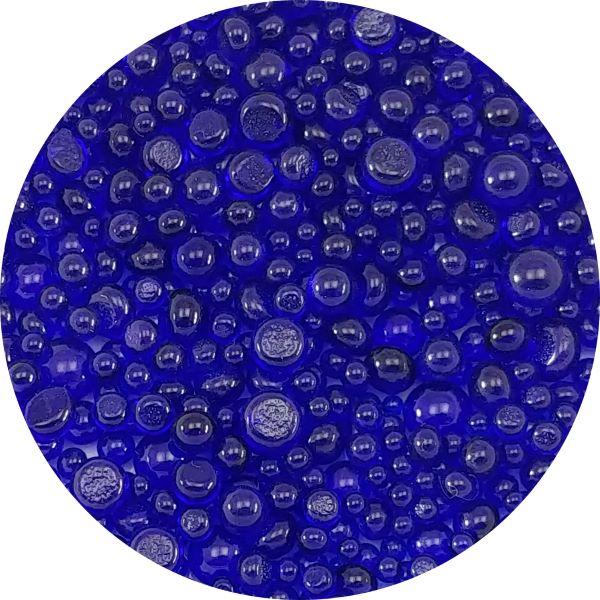 Deep Royal Blue Transparent Frit Balls COE90