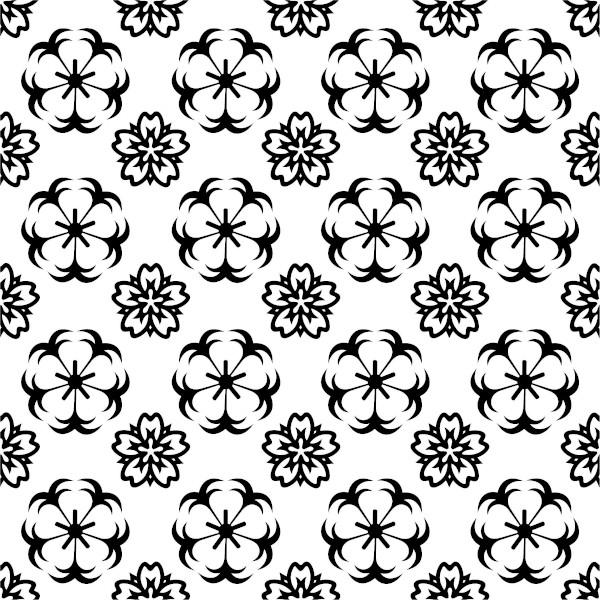 Etched Blossom Pattern