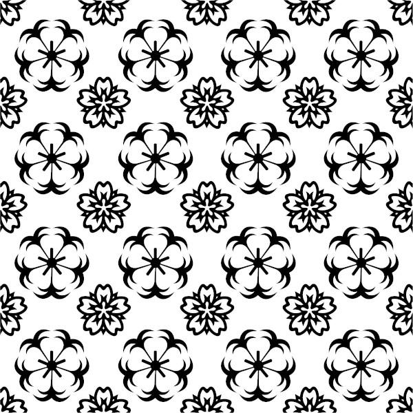 Etched Blossom Pattern