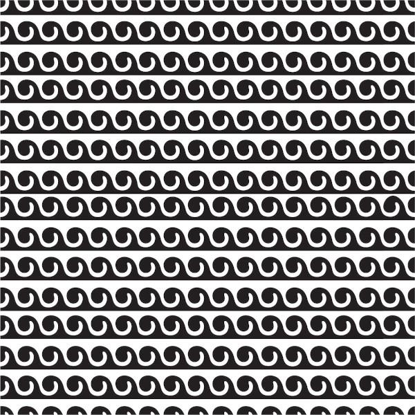 Etched Curls Pattern