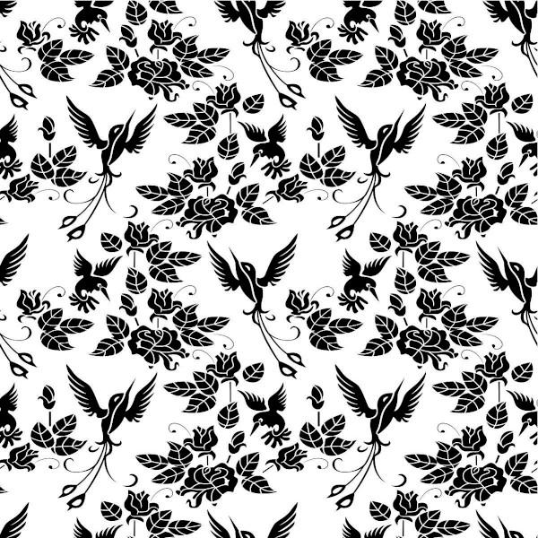 Etched Hummingbirds 2 Pattern