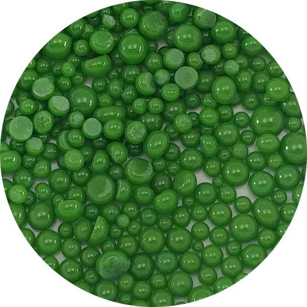 Fern Green Opalescent Frit Balls COE96