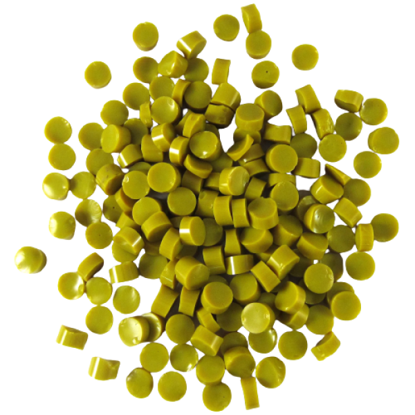 Golden Green Opalescent Dots COE90