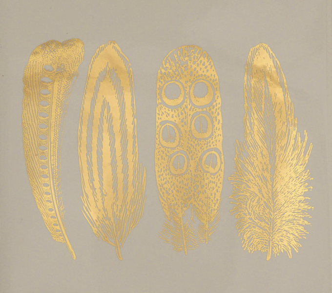Large Decal Feathers Deuce Sheet