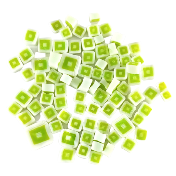 Lime Hip To Be Square Murrini/ Millefiore COE90