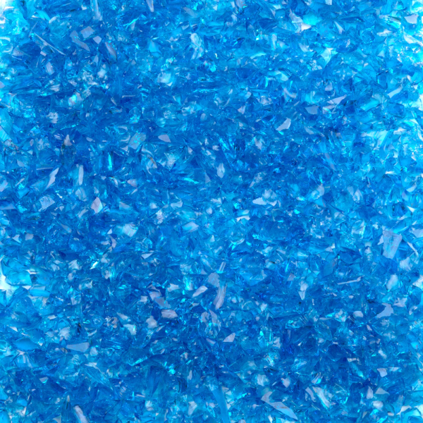 Oceanside Glass Blue Topaz Transparent Frit COE96