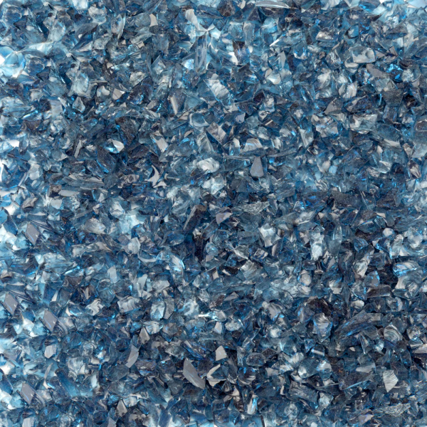 Oceanside Glass Blue Transparent Frit COE96