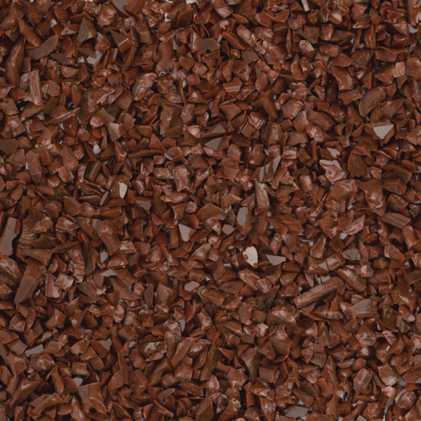 Oceanside Glass Chestnut Brown Opalescent Frit COE96