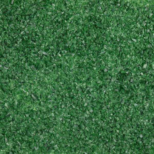 Oceanside Glass Dark Green Opalescent Frit COE96