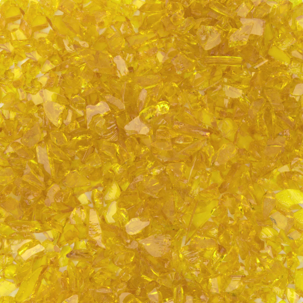 Oceanside Glass Yellow Transparent Frit COE96