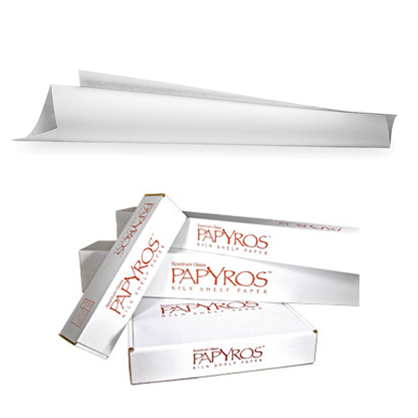 Papyros Kiln Shelf Paper (Less clean-up than ordinary kiln wash!)