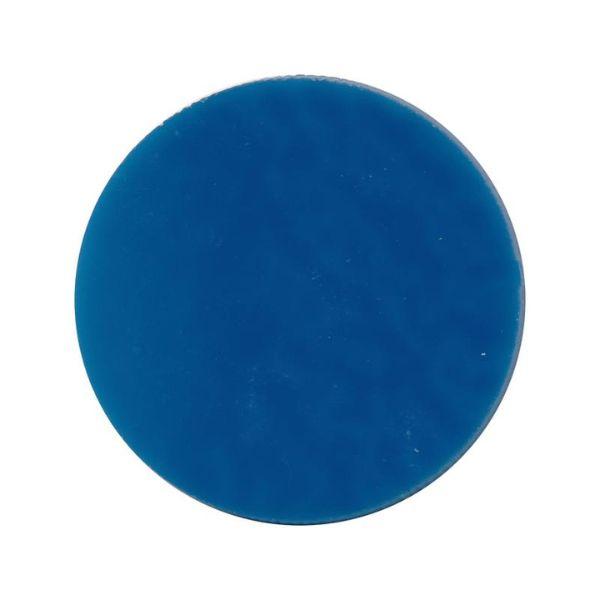 Precut Circle Egyptian Blue Opalescent COE90