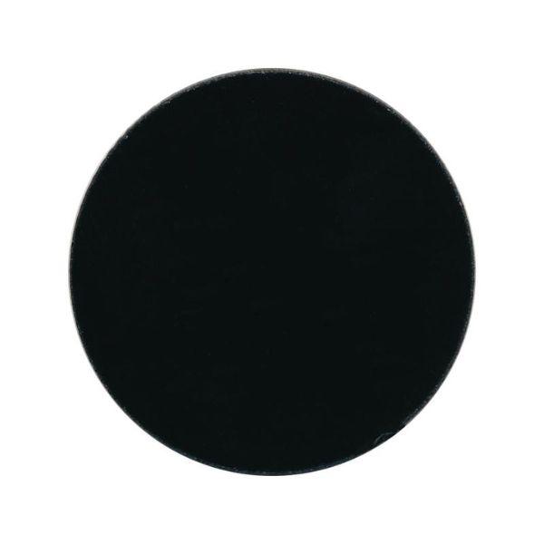 Precut Circles Black Opalescent COE90