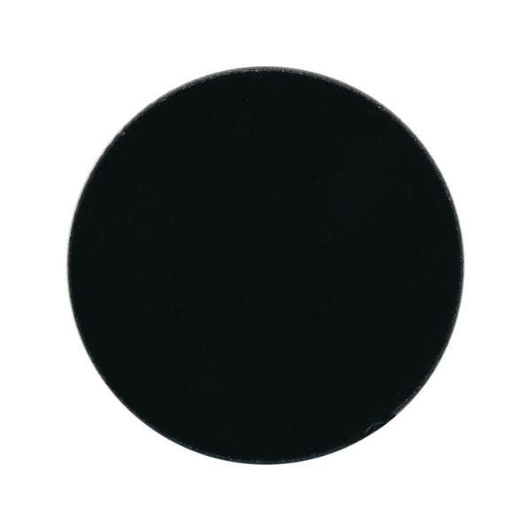 Precut Circles Black Opalescent COE90