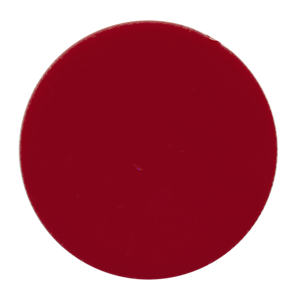 Precut Circles Red Opalescent COE96