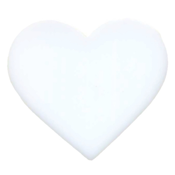 Precut Hearts White Opalescent COE96