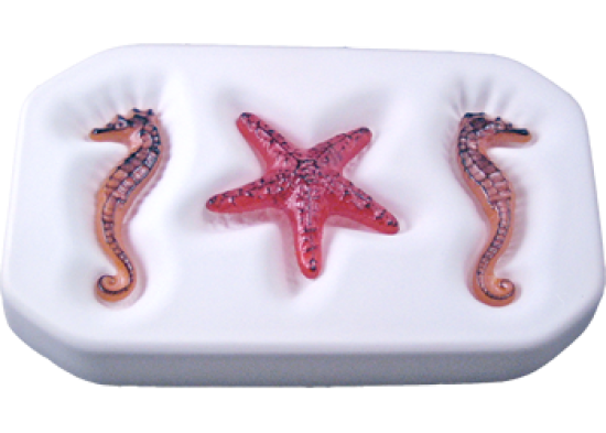 Seahorse and Starfish Mold