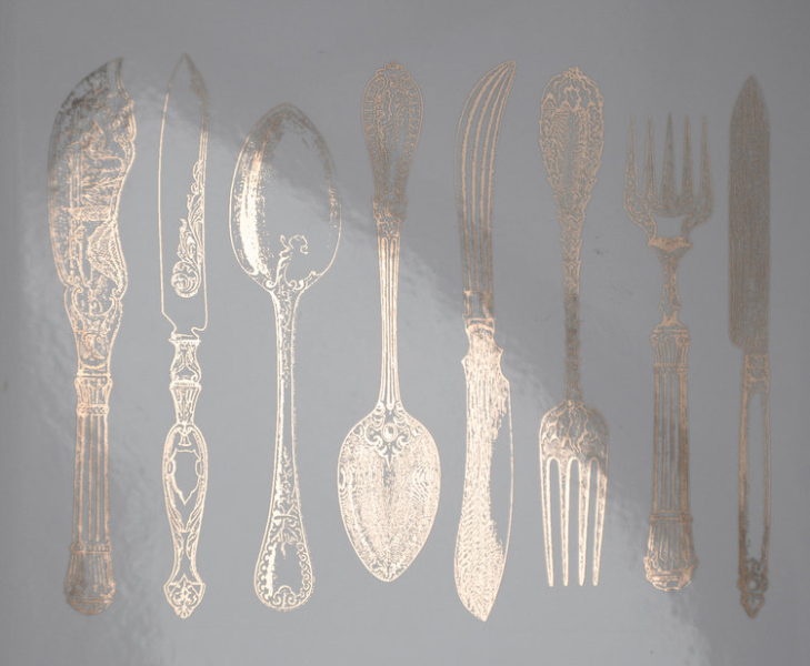 Silverware Decal Sheet