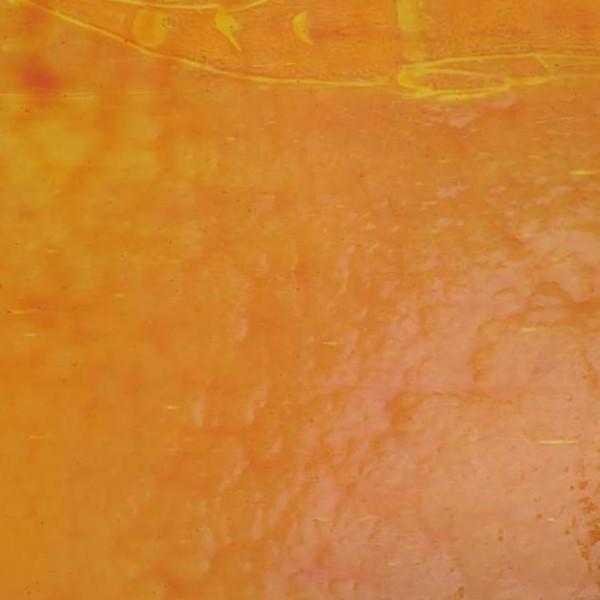 Wissmach Glass Pumpkin Orange Mystic Texture, 3mm, Non-Fusible