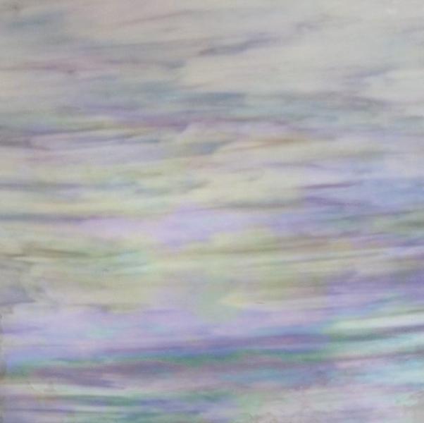 Wissmach Prisma Glass Black/ Pearl, Luminescent, 3mm COE96