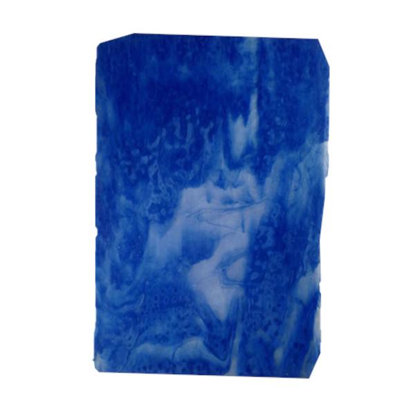 Youghiogheny Glass Light Blue Ice, Dark Blue, 3mm, Non-Fusible