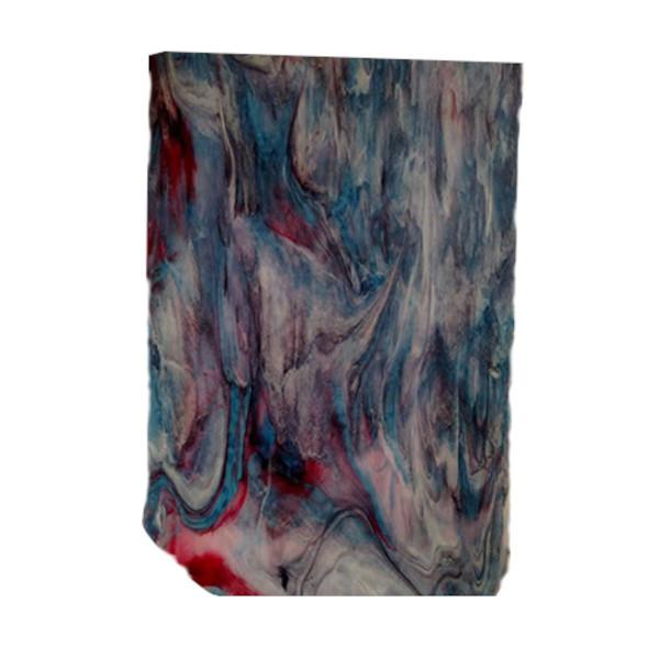 Youghiogheny Glass Neodymium Ice, Dense Neo Opalescent, Gold Pink, Cobalt Blue, Purple, 3mm, Non-Fusible