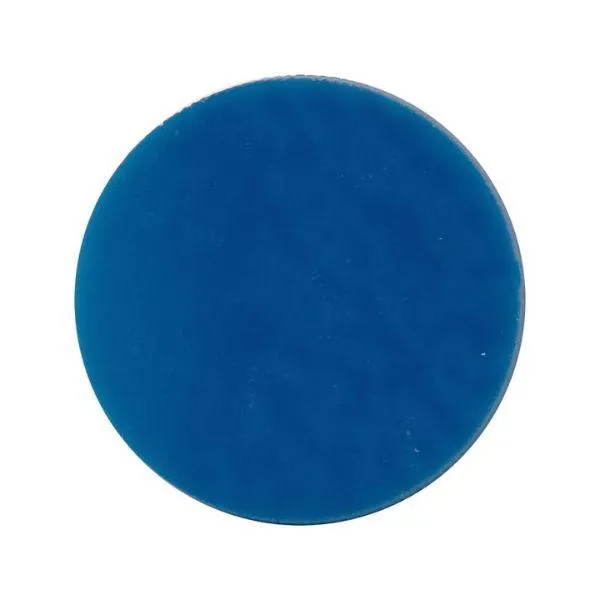 Precut Circle Egyptian Blue Opalescent COE90
