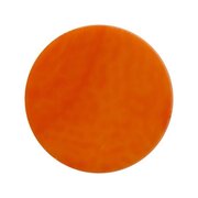 Precut Circle Orange Opalescent COE90
