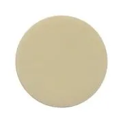 Precut Circles Ivory Opalescent COE90